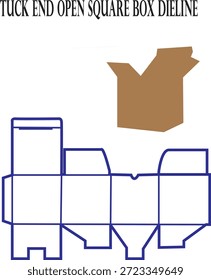 Plantilla de empaquetado del dieline del tenedor de la taza de papel con la manija y el agujero central para el Vector del portador del café y de la bebida para llevar