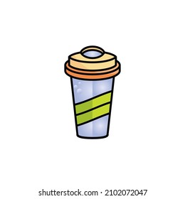 paper cup icon design vector templates