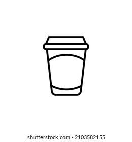 paper cup icon design vector templates