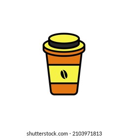 paper cup icon design vector templates