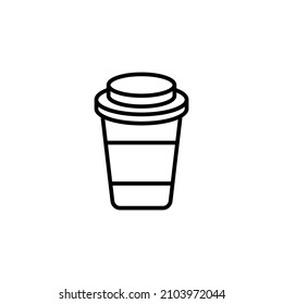 paper cup icon design vector templates