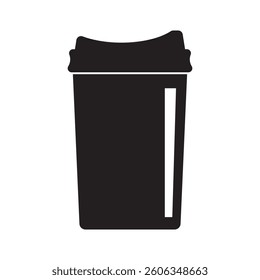 Paper cup icon. Drink icon.