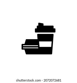 Vektorgrafik von Papier-Tasse-Symbolen