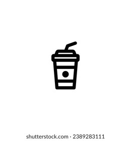 paper cup icon set vector For Web and mobile apps