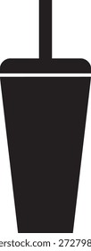 Paper cup illustration in Flat style Vector illustration.