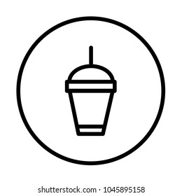 paper cup juice icon