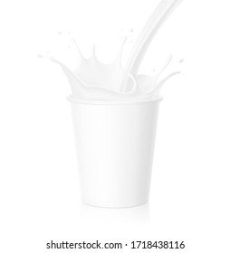 Milk Cup Images Stock Photos Vectors Shutterstock