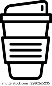 Paper cup Vector Icon Design Illustration
