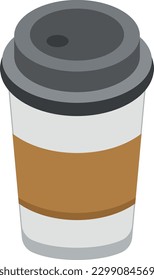 paper cup Vector illustration on a transparent background. Premium quality symbols. Flat icons for concept and graphic design.