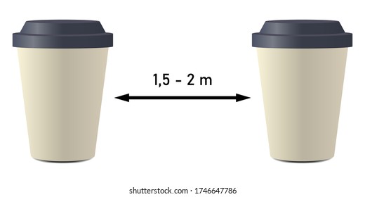 paper cups in safe melting during quarantine