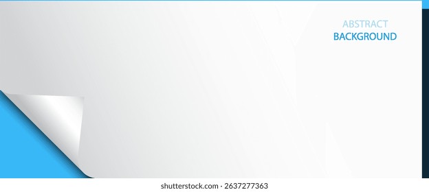 Paper curled corners for advertising and sale promo. paper with curl corner for book with transparent background.
