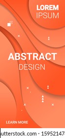 paper cut 3d abstract background banner colorful waves carving art concept wavy layout for flyer presentation or poster vertical copy space vector illustration