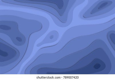Paper cut 3D relief colorful background with shadows for advertising, vector illustration