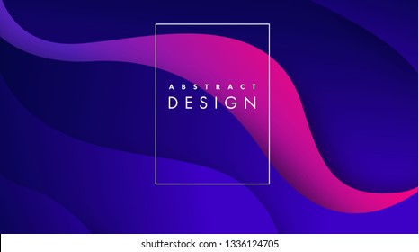 Paper cut abstract background with paper cut shapes. Template design layout for business presentations, flyers, posters, invitations. Paper art in violet and blue colors. Colorful carving art. Vector