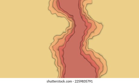 paper cut abstract design background