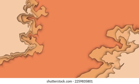 paper cut abstract design background