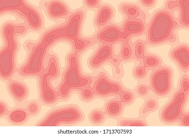 Fondo de corte de papel El color abstracto completo tiene una forma abstracta única, flujo colorido y un vector de fondo de fluido.