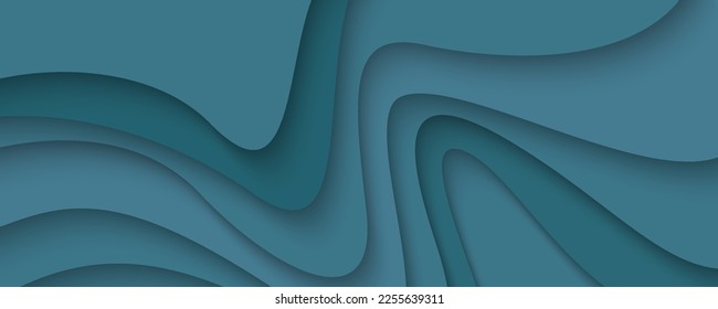 Paper cut background. Abstract realistic paper decoration for design