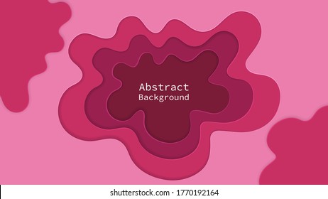 Paper cut background. Abstract background Vector illustration