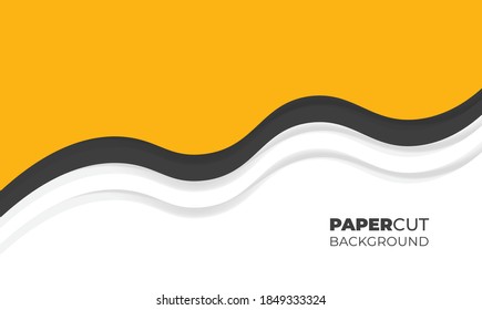 Paper cut background Design, abstract background templates 