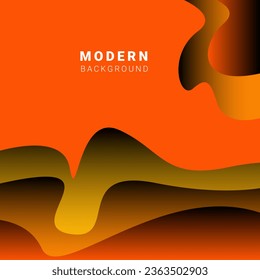 
Paper cut background poster template