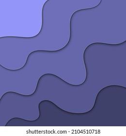 Paper cut background. Trendy colours. Colours of the year. Vector.