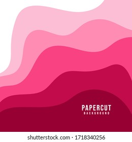 Ilustración vectorial de corte de papel Fondo, uso de diseño para promoción de banners, portada de libros, plantilla de publicación de medios sociales
