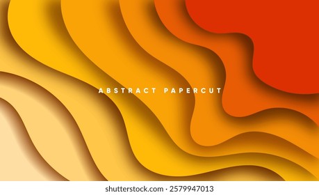 Paper cut banners set with 3D abstract background and wavy shapes. Liquid wavy colorful background vector design layout for business presentations, flyers, posters, invitations, etc.