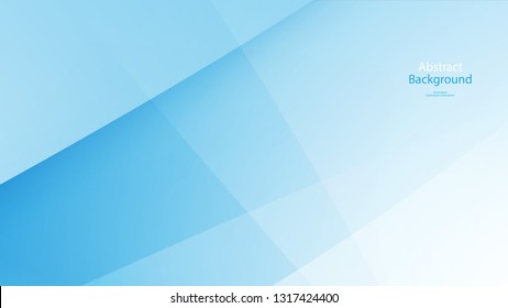 Paper Cut Blue color background abstract art vector 