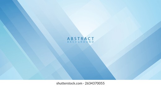 Paper Cut Blue color background abstract art vector illustration