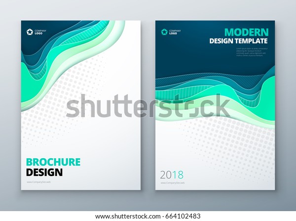 Paper Cut Brochure Design Paper Carve Stock Vector Royalty Free