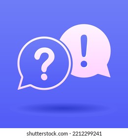 Paper cut Chat question icon isolated on purple background. Help speech bubble symbol. FAQ sign. Paper art style. Question mark sign. 