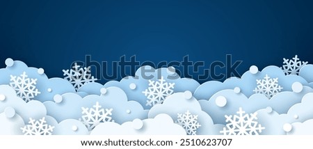 Similar – Image, Stock Photo snowy landscape Winter