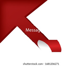 paper cut cross sheet card board