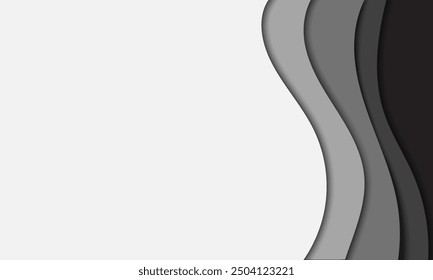 paper cut design with abstract background. Vector design layout for business presentations, banner, flyers, posters and invitations. colorful color