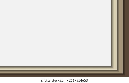 Diseño de corte de papel con fondo abstracto. Diseño de Vector para presentaciones de negocios, Anuncio, folletos, carteles e invitaciones. color verde, azul