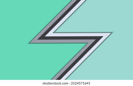 Diseño de corte de papel con fondo abstracto. Diseño de Vector para presentaciones de negocios, Anuncio, volantes, carteles e invitaciones. tosca, verde, color negro