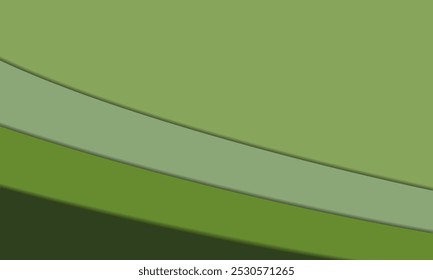 paper cut design with abstract background. Vector design layout for business presentations, banner, flyers, posters and invitations. green color