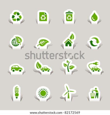 Paper cut - Ecological Icons