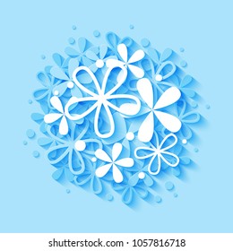 Paper cut flowers for Your design
