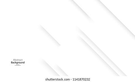 Paper Cut Gray color and white color and black color background abstract art vector 