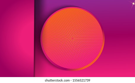 Paper cut and haltfone background template