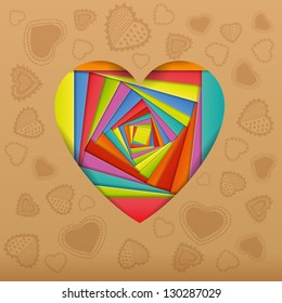paper cut heart