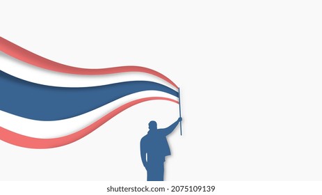 paper cut illustration vector graphic of flag, suitable for background, web design, poster, banner, card, etc