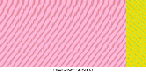 Paper cut irregular lines pattern in perspective. Geometric wallpaper with stripes. Cover design template. Can be used for advertising, marketing or presentation.