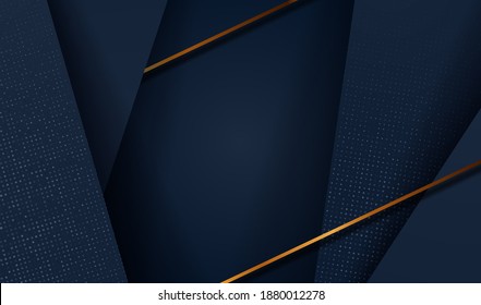 Paper cut luxury gold background with metal texture 3d abstract, for gift card,  Poster on wall poster template,  landing page, ui, ux ,cover book,  banner, 