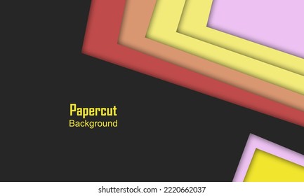 Paper cut pattern art for posters, themes, web, wallpapers, backgrounds and more.