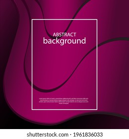fondo de ilustración de color púrpura de patrón de corte de papel, vector para banners, volantes