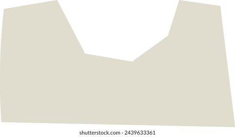 Paper Cut Piece Vector Illustration