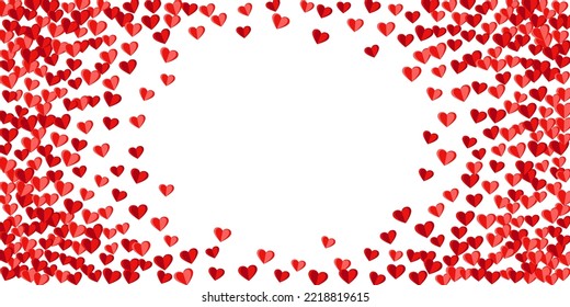 Paper cut pink heart shapes beautiful vector background. Mother's Day gift decor. Postcard background. Random heart relationship signs scatter.